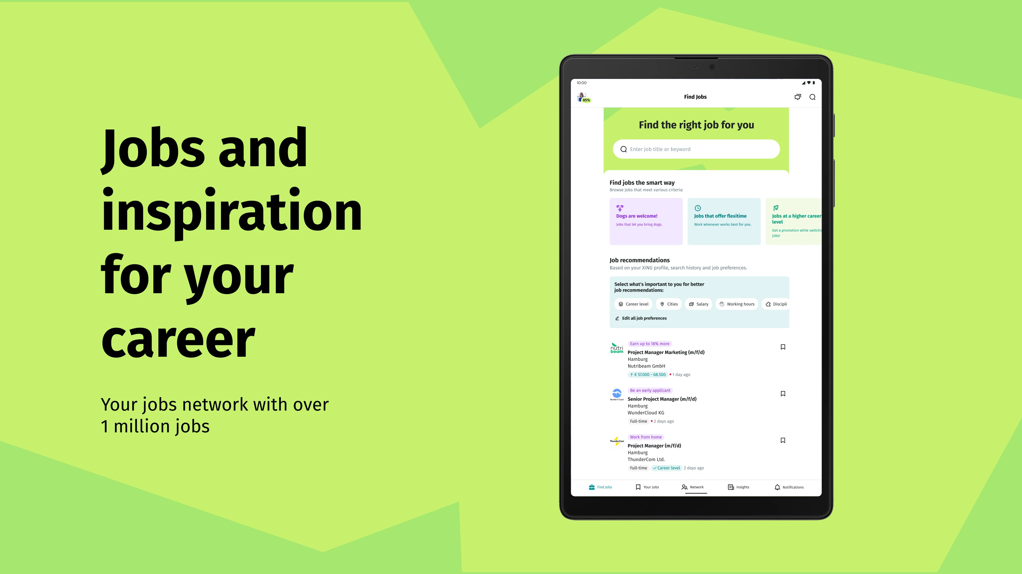 XING – the right job for you screenshot